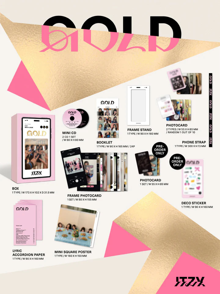 ITZY - GOLD SPECIAL Edition PHONE BOX Version
