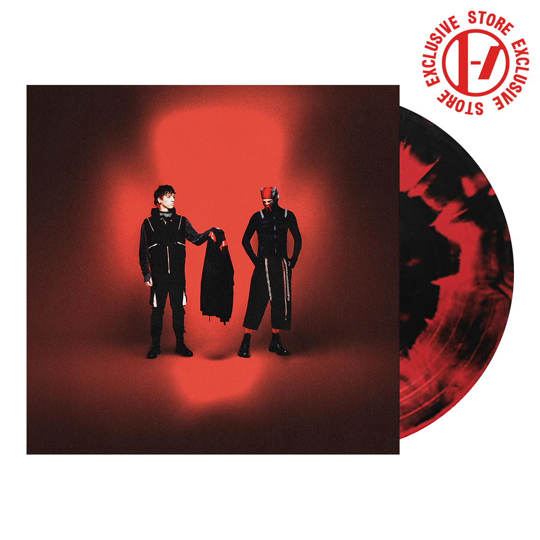 TWENTY ONE PILOTS - Breach VINILO Limitado Black and red Inkspill