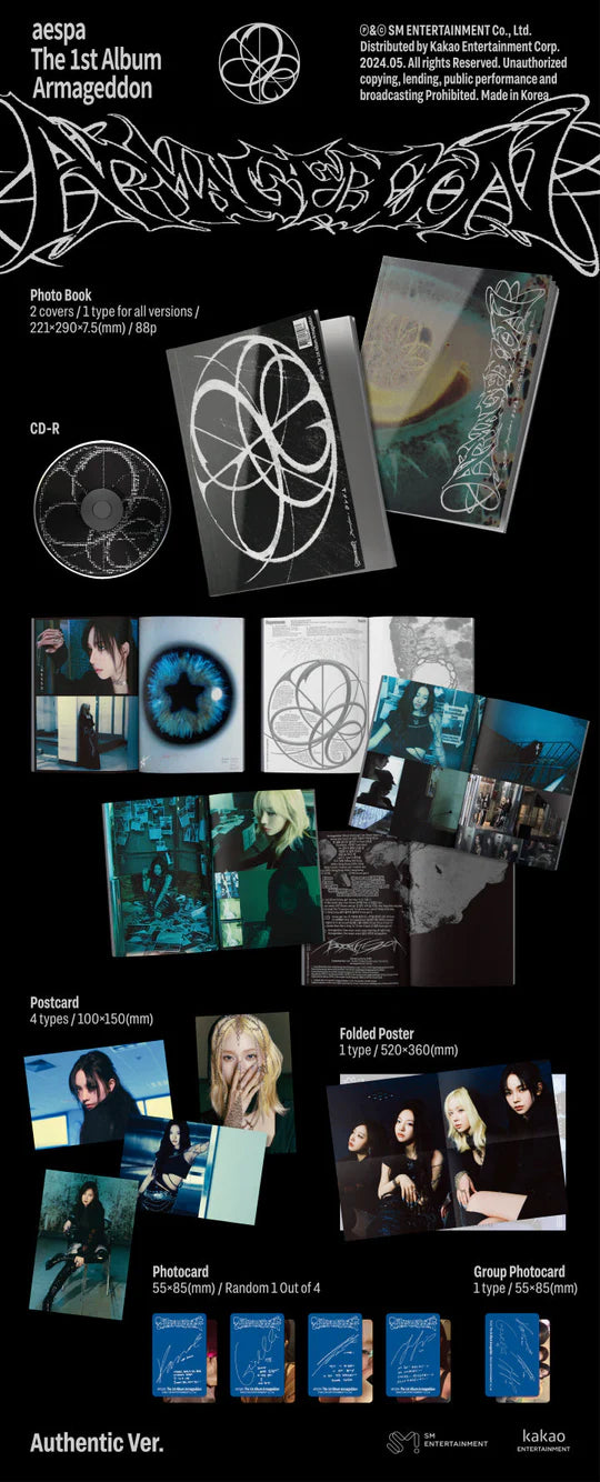 AESPA - Armageddon 1st Album AUTHENTIC