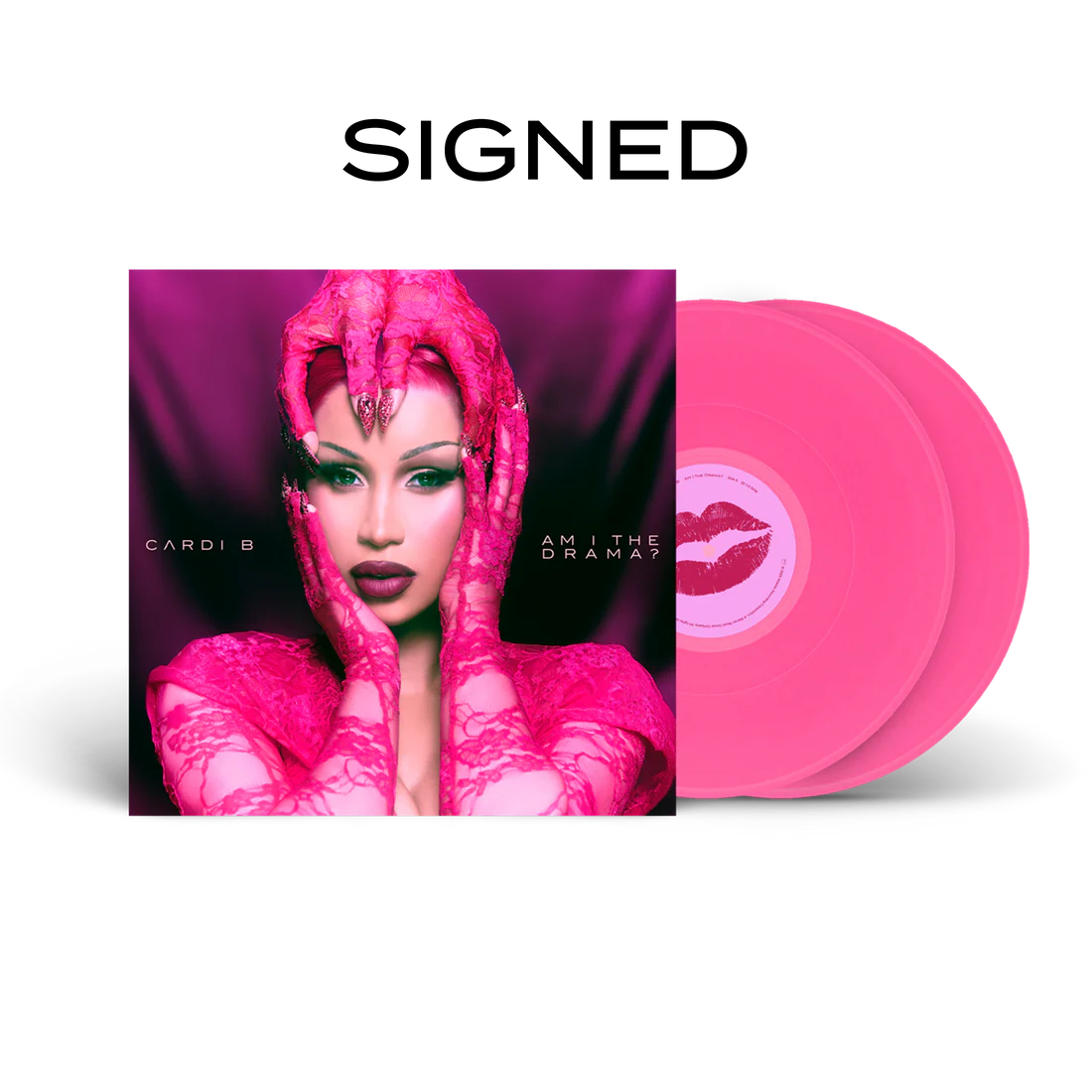 CARDI B - AM I THE DRAMA? Pretty and Petty (Alternate Cover #3) VINILO AUTOGRAFIADO