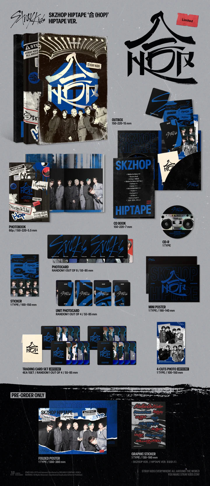 STRAY KIDS - SKZHOP HIPTAPE '合 (HOP)' (HIPTAPE Version)