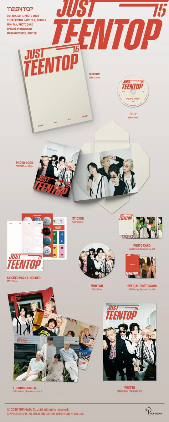 TEEN TOP - JUST 15, JUST TEEN TOP (Mini Album)