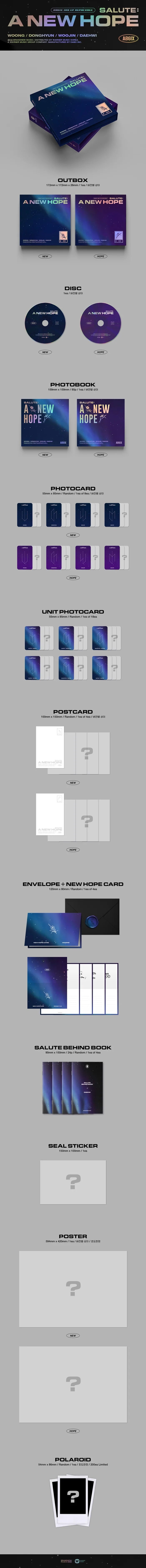 AB6IX - Salute : A New Hope (3rd EP Repackage Album)