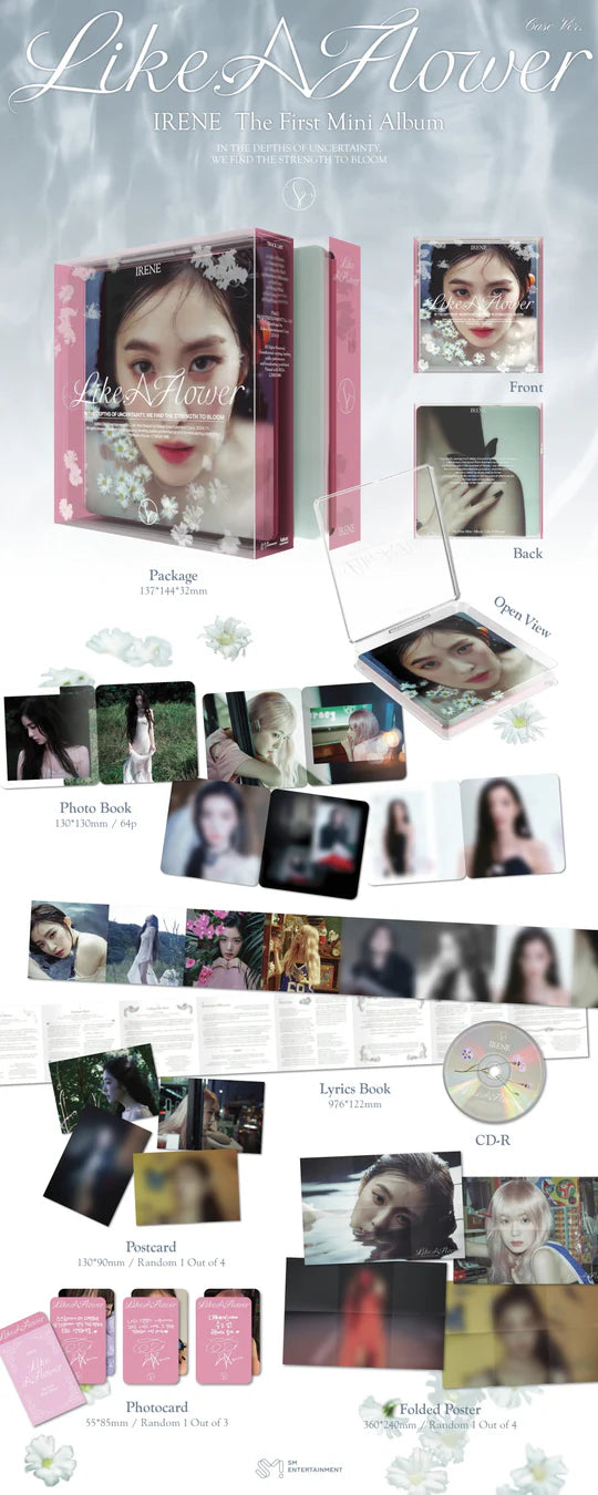 IRENE (RED VELVET) - LIKE A FLOWER (1st Mini Album) CASE