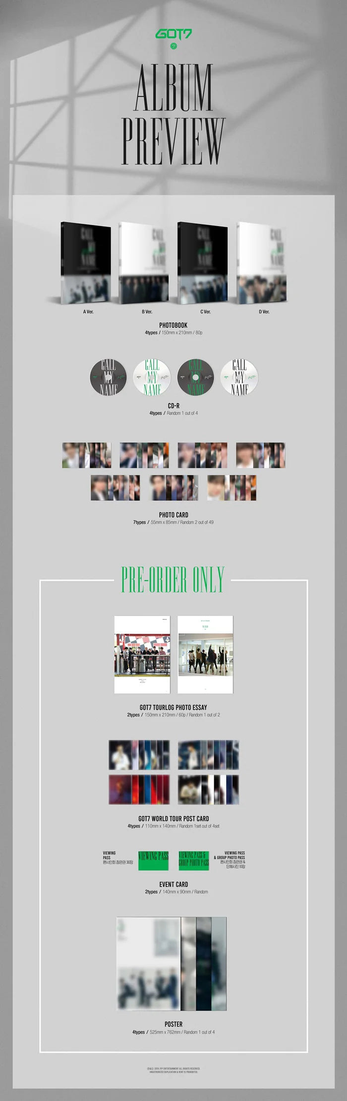 GOT7 - Call My Name (10th Mini Album)