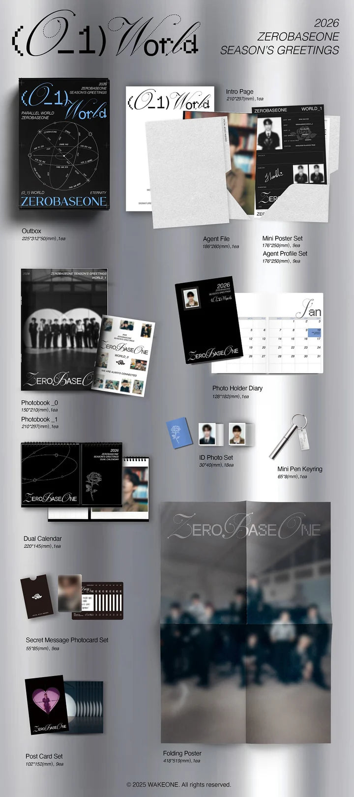 ZEROBASEONE - (0_1) World 2026 Season’s Greetings