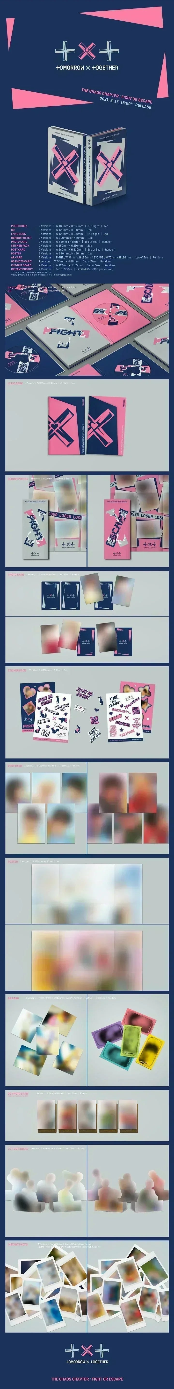 TXT - The Chaos Chapter: FIGHT OR ESCAPE (2nd Album Repackage)