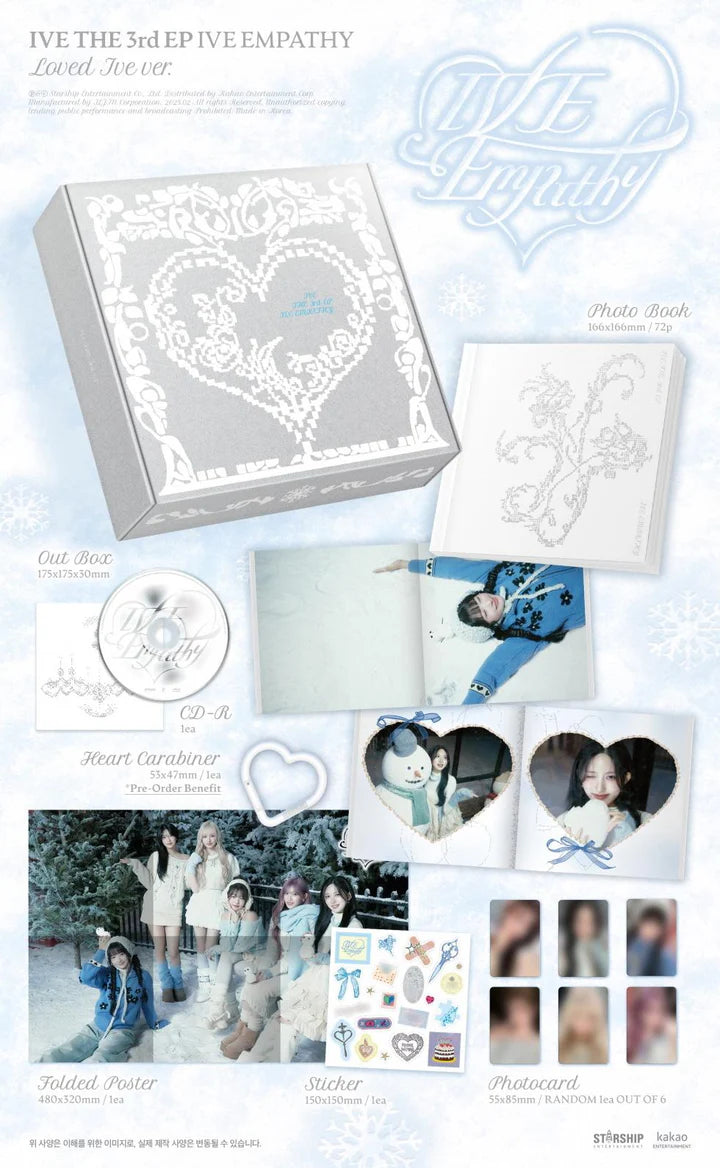 IVE - IVE EMPATHY (3rd EP Album) LIMITED Edition LOVED IVE Version
