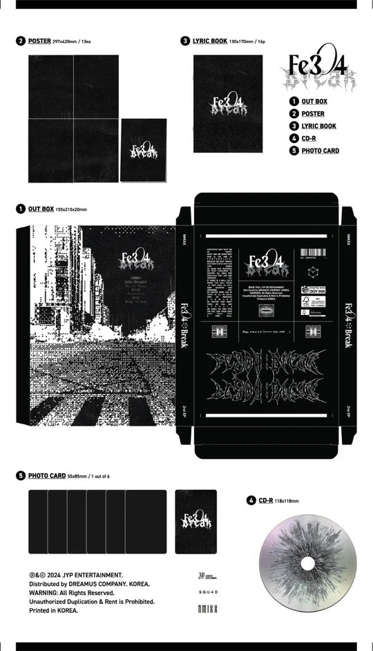 NMIXX - FE3O4: BREAK (2nd EP Album) POSTER Version