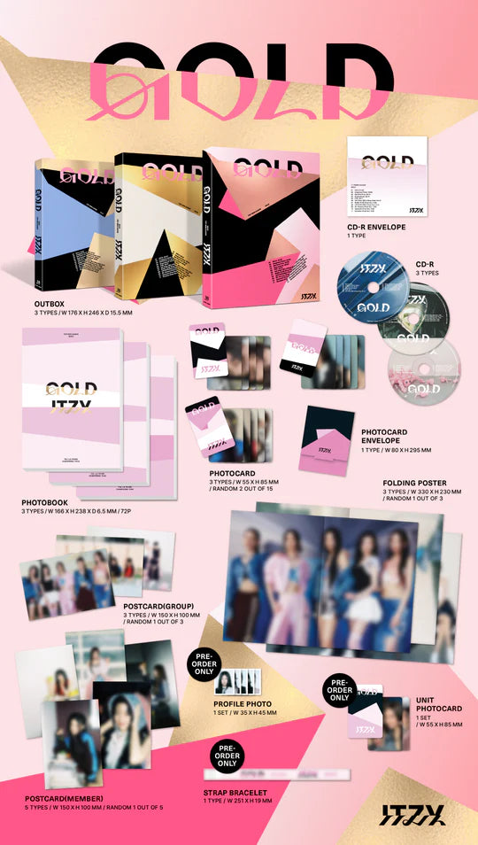 ITZY - GOLD Target Exclusive