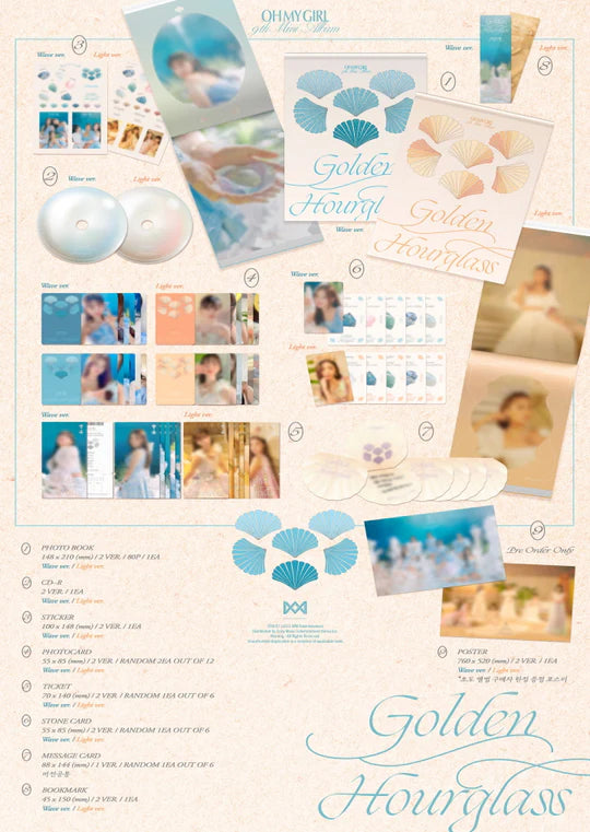 OH MY GIRL - Golden Hourglass (9th Mini Album)