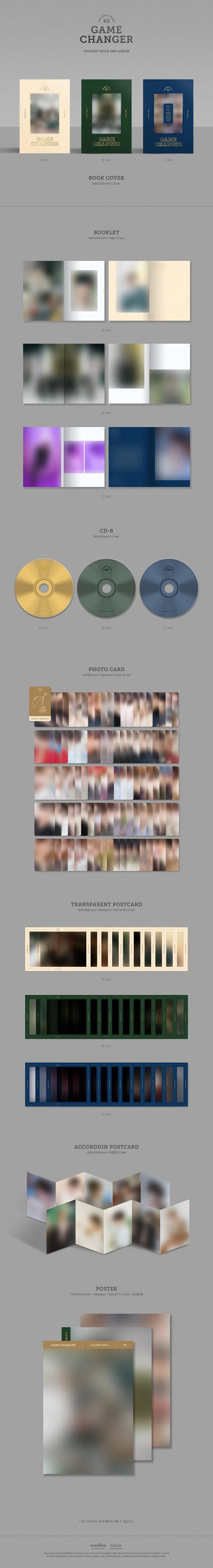 GOLDEN CHILD - GAME CHANGER (2nd Album)