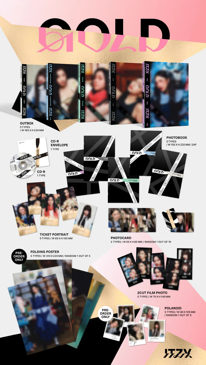 ITZY - GOLD DIGIPACK Edition