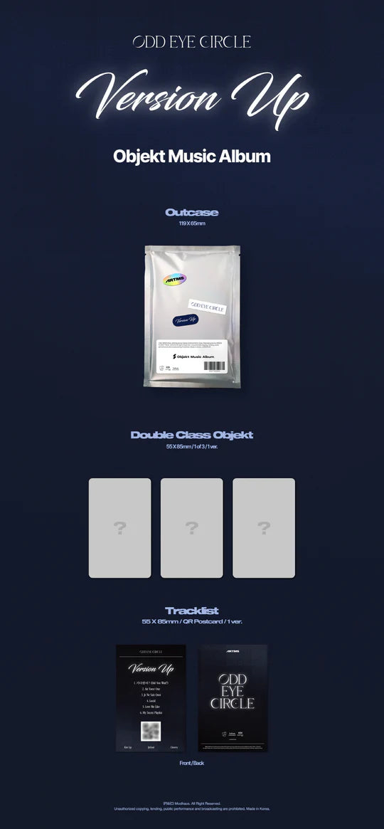 ODD EYE CIRCLE - VERSION UP Mini Album OBJEKT MUSIC ALBUM