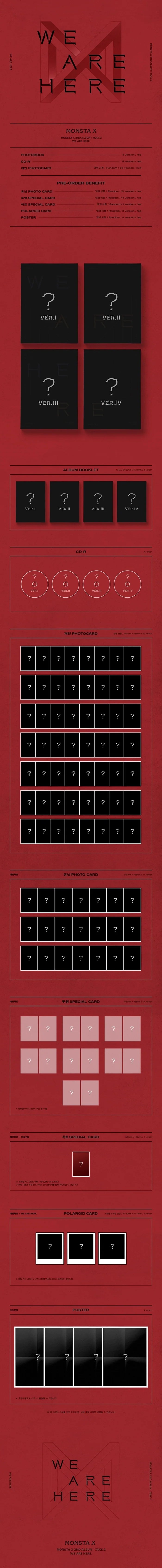 MONSTA X - Take.2 We Are Here (2nd Album)