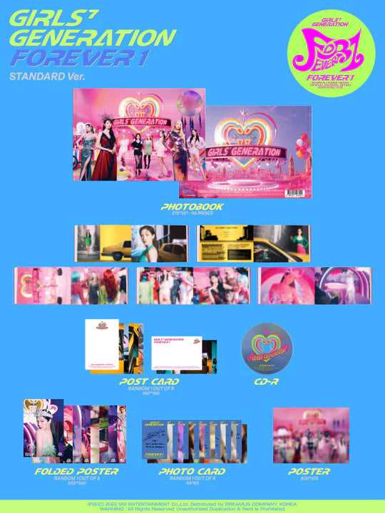 GIRLS' GENERATION - FOREVER 1 (7th Album)