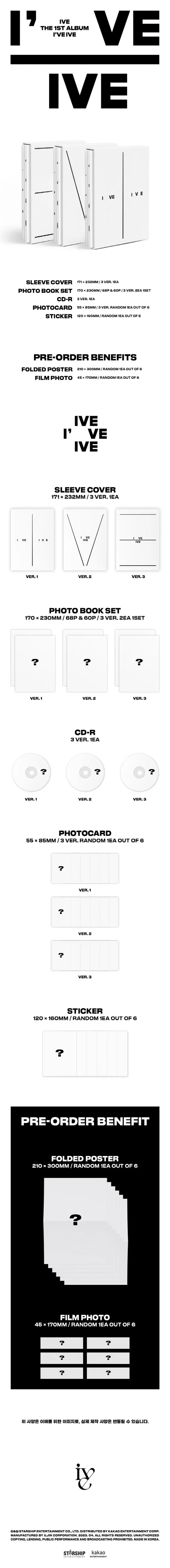 IVE - I'VE IVE (1st Album)