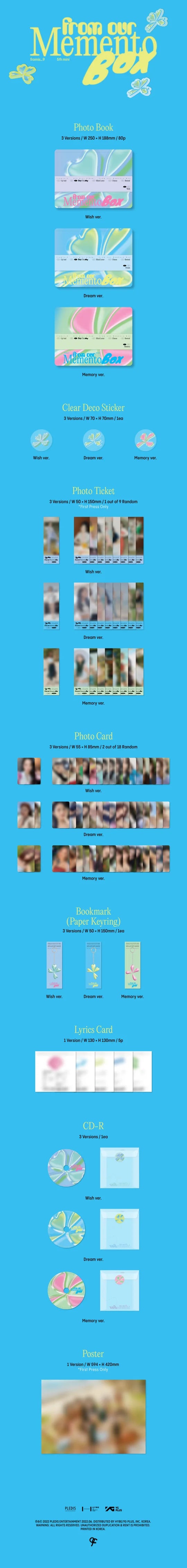 FROMIS_9 - From our Memento Box (5th Mini Album)