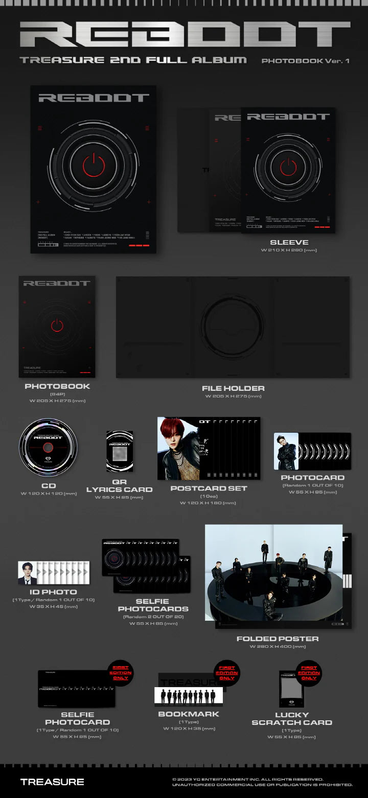 TREASURE - REBOOT (2nd Album) PHOTOBOOK
