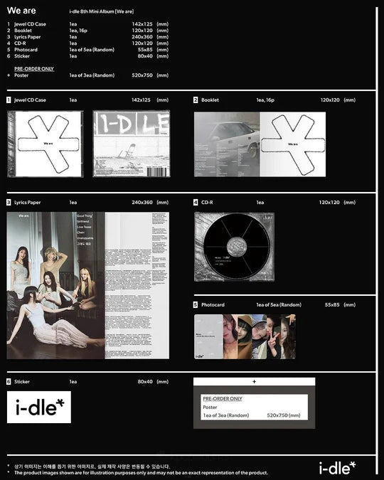 I-DLE - WE ARE (8th Mini Album) SPECIAL JEWEL Version
