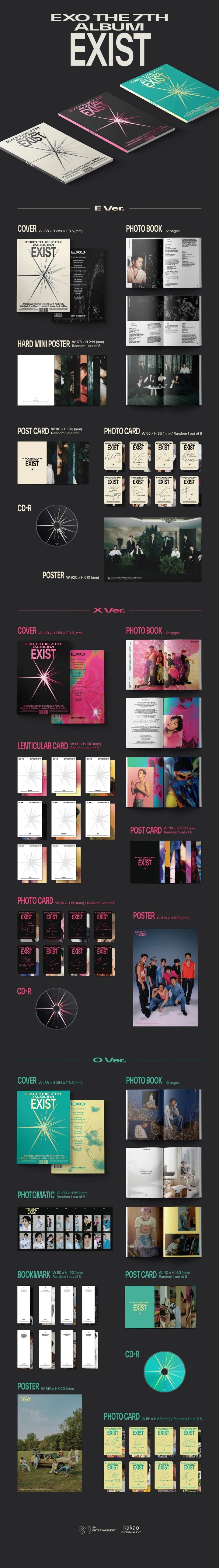 EXO - EXIST (7th Album)