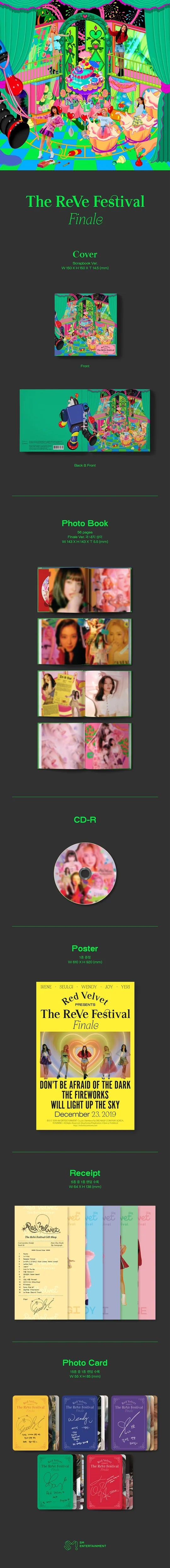 RED VELVET - The Reve Festival Finale Repackage Album SCRAPBOOK Version