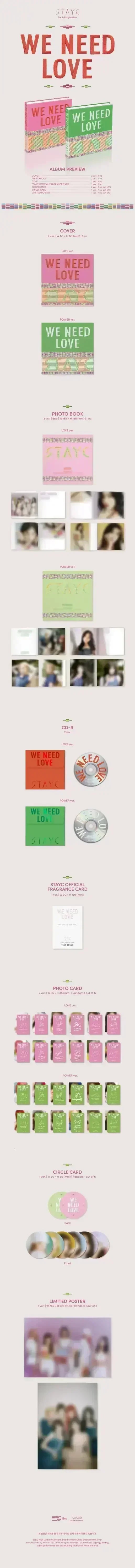 STAYC - We need love (3rd single album)