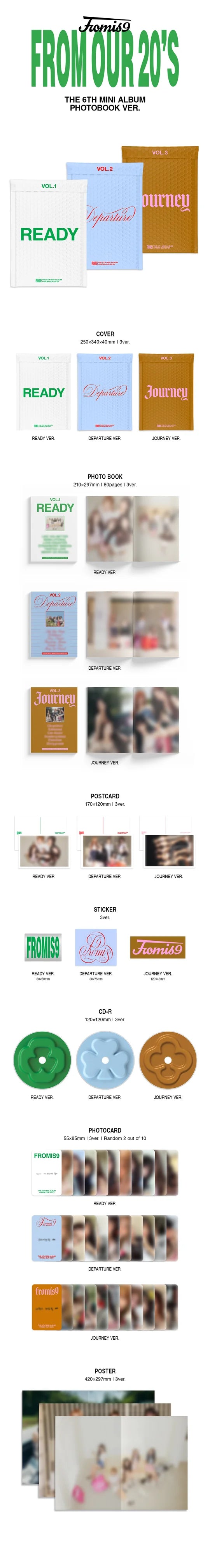 FROMIS_9 - FROM OUR 20's (6th Mini Album)