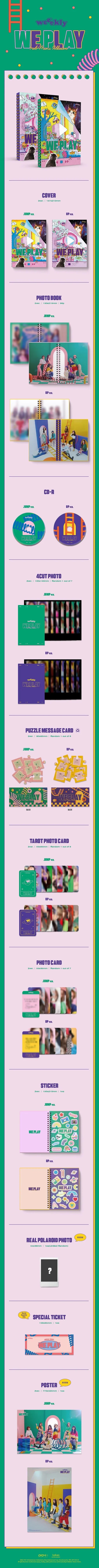 WEEEKLY - We Play (3rd Mini Album)