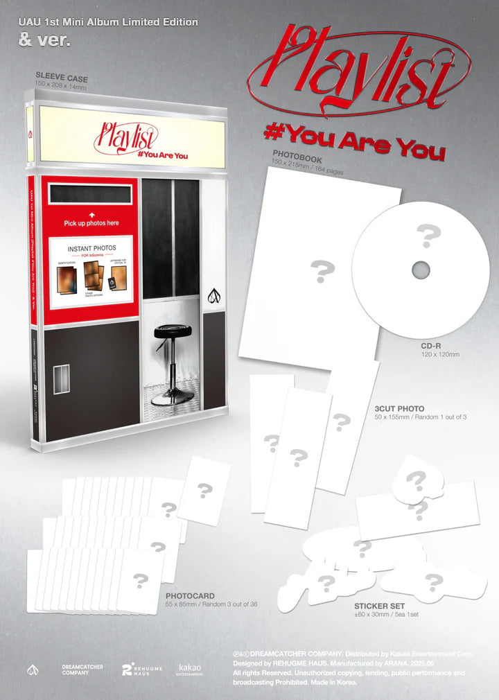 UAU (DREAMCATCHER) - PLAYLIST #YOU ARE YOU (1st Mini Album) Limitado