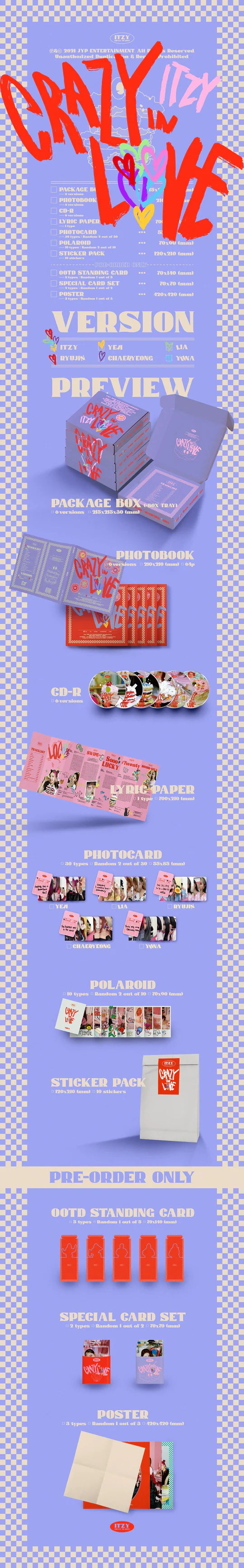 ITZY - CRAZY IN LOVE (1st Album)
