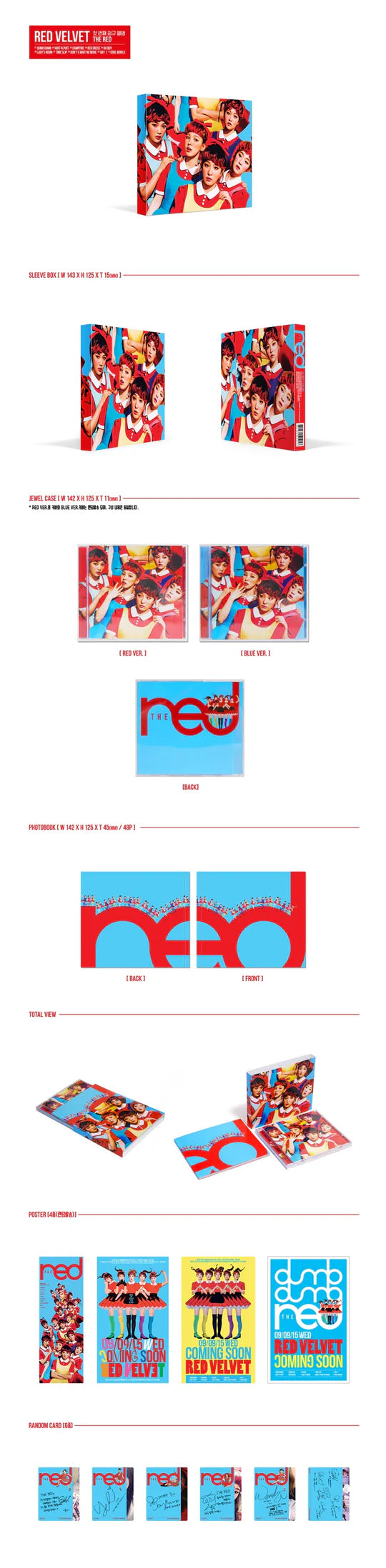 RED VELVET - The Red (1st Album)