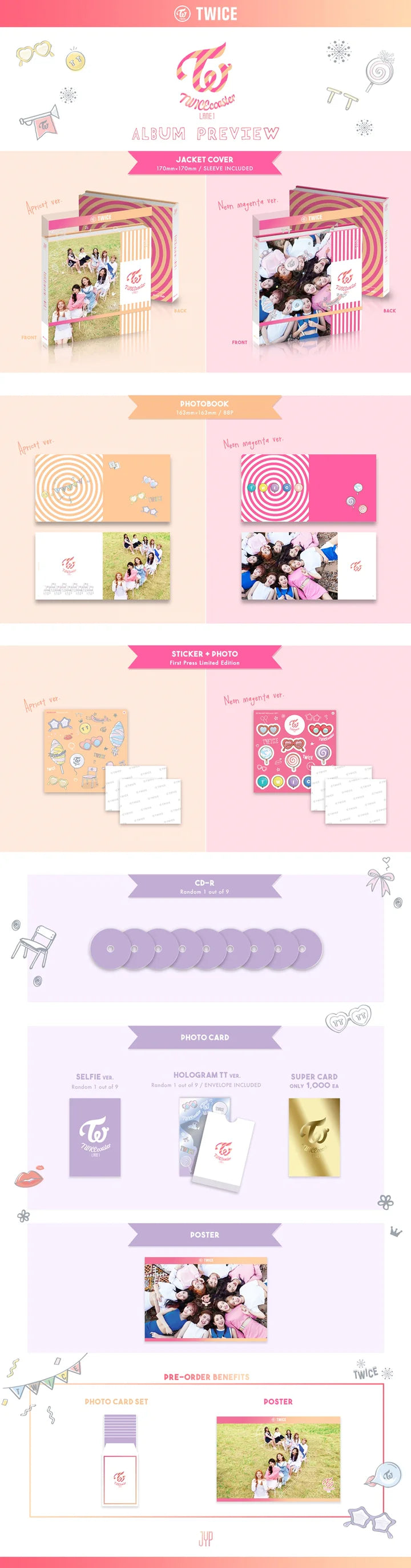 TWICE - TWICECOASTER:LANE 1 (3rd Mini Album)