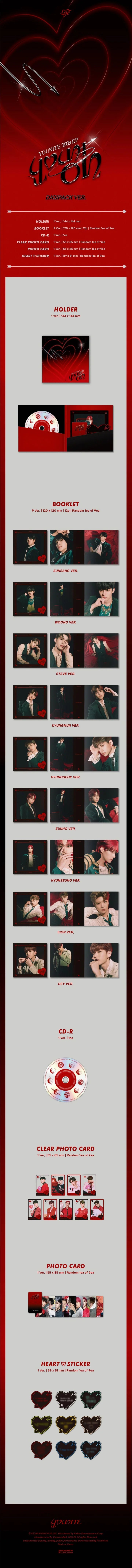 YOUNITE - YOUNI-ON (3rd EP Album) DIGIPACK