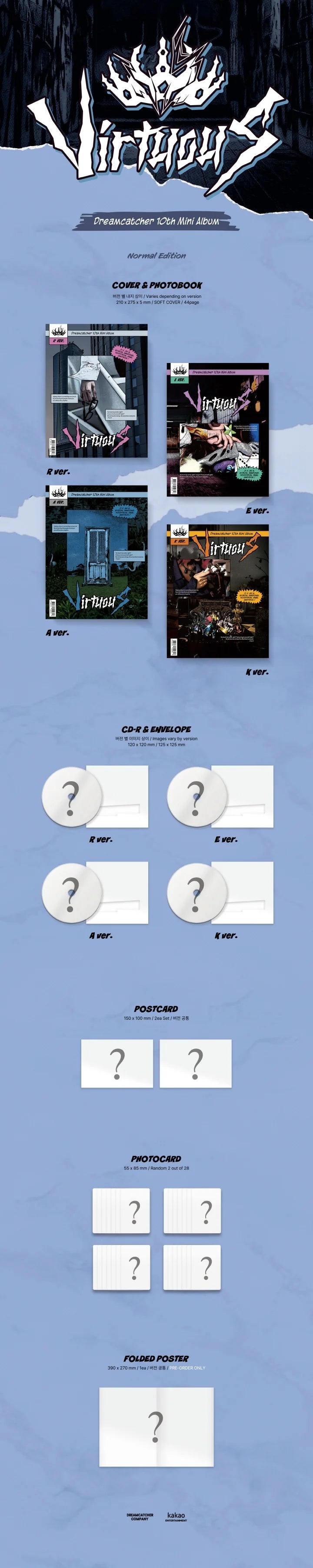 DREAMCATCHER - VirtuouS (10th Mini Album)
