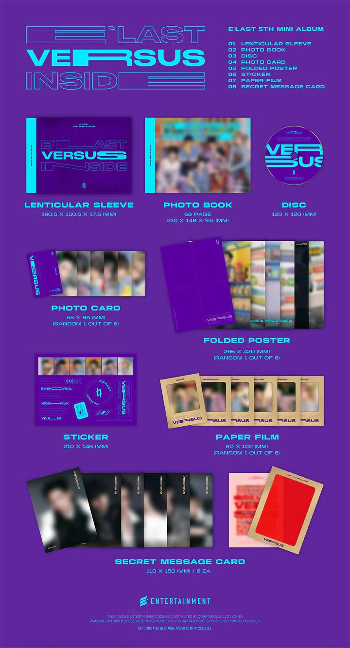 E'LAST - VERSUS (5th Mini Album)