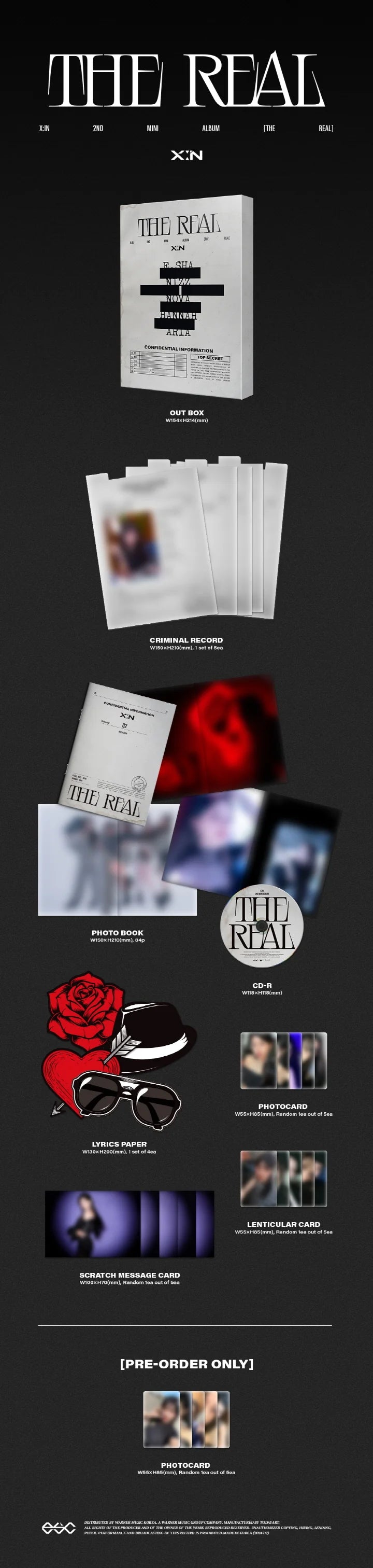 X:IN - THE REAL (2nd Mini Album)