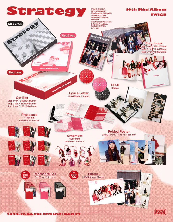 TWICE - STRATEGY (14th Mini Album) Target Exclusive