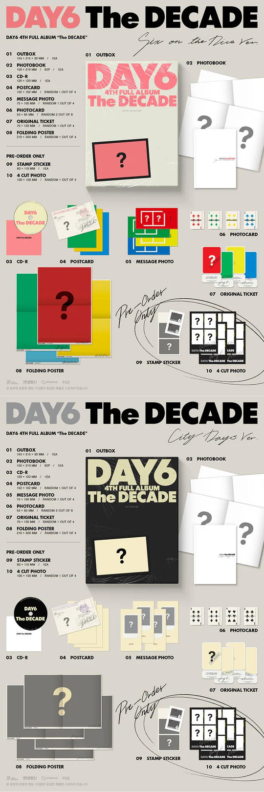 DAY6 - THE DECADE (4th Full Album)