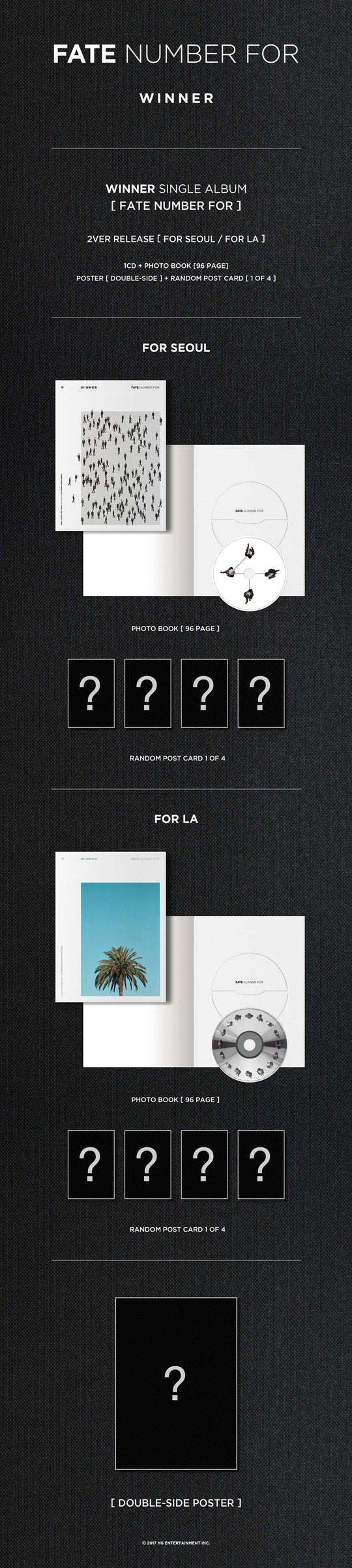 WINNER - FATE NUMBER FOR (Single Album)
