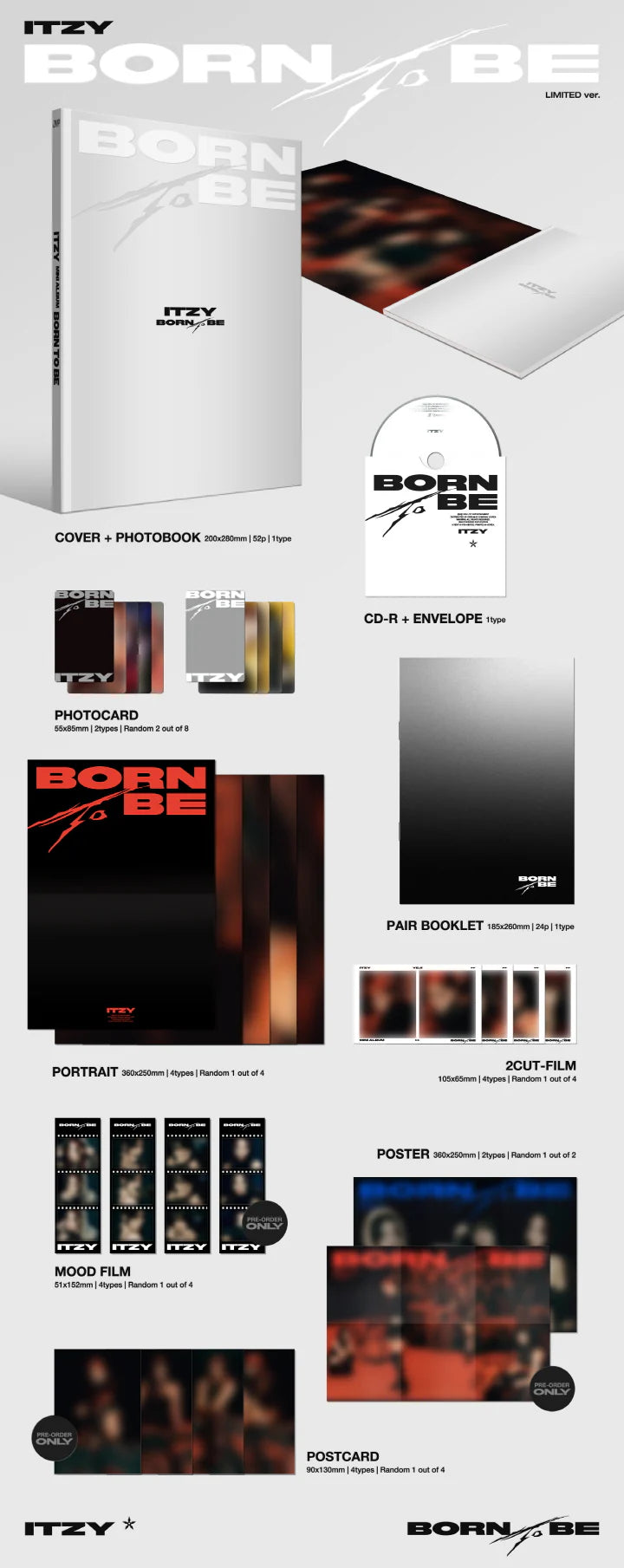 ITZY - Born to be LIMITED VERSION