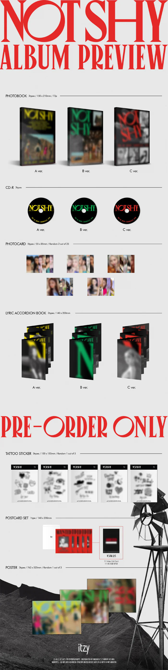 ITZY - Not Shy (3rd Mini Album)