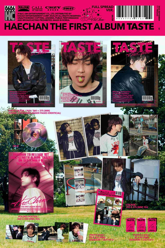 HAECHAN (NCT) - TASTE (1st Album) FULL SPREAD