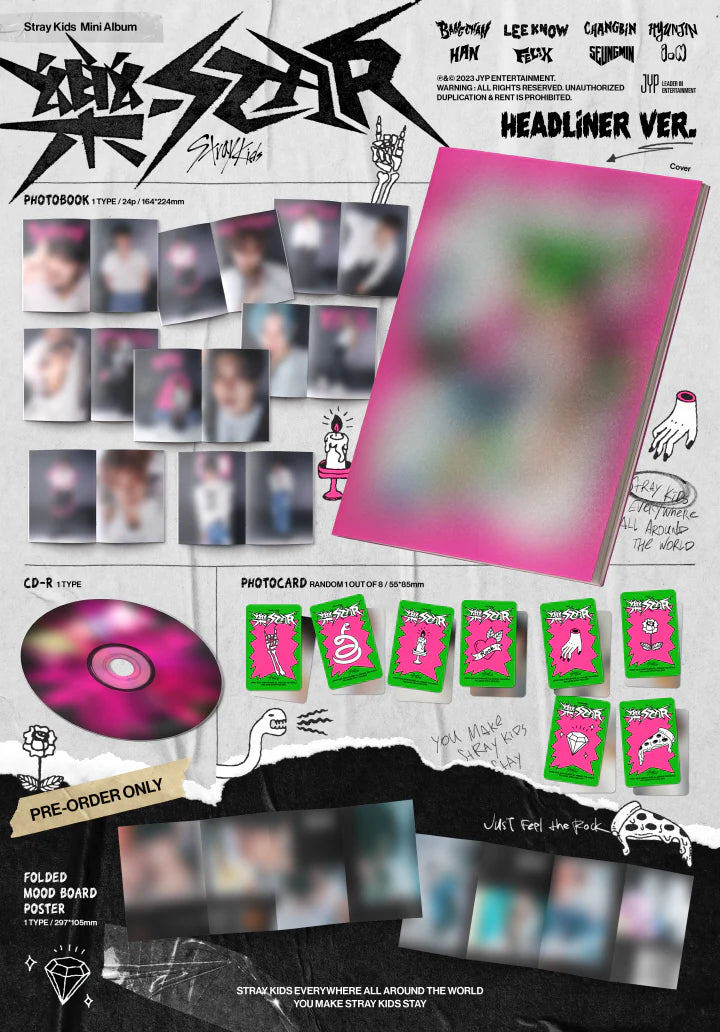 STRAY KIDS - 樂-STAR / ROCK-STAR Headliner
