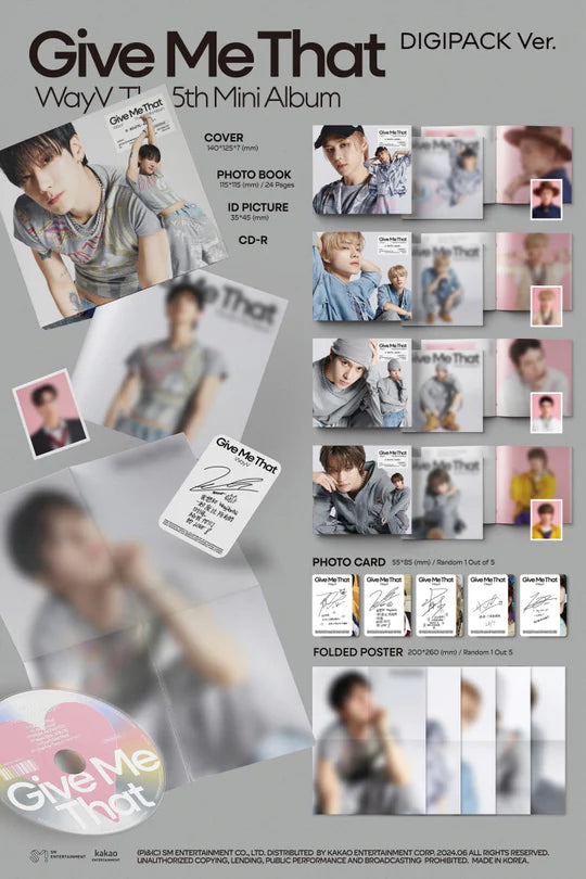 WAYV - GIVE ME THAT (5th Mini Album) DIGIPACK