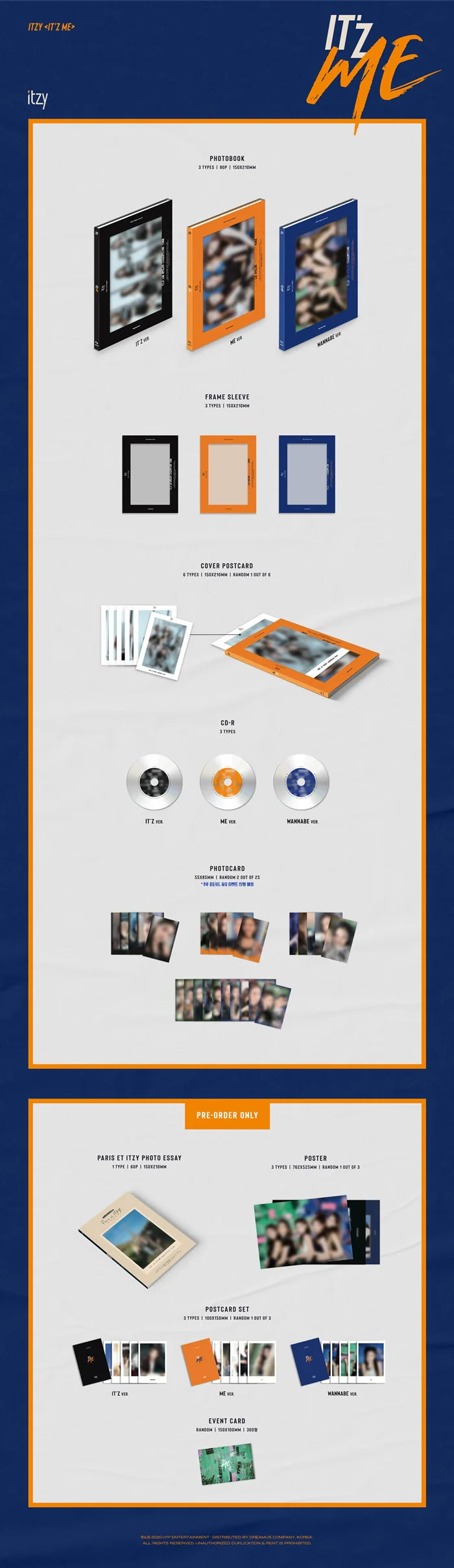 ITZY - It'z me (2nd mini album)