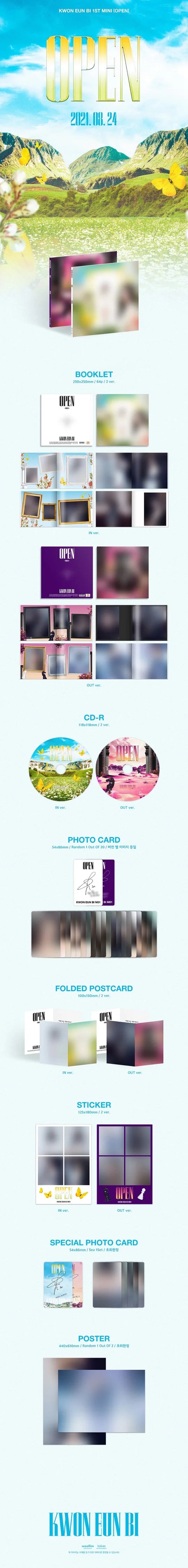 KWON EUN BI - OPEN (1st Mini Album)