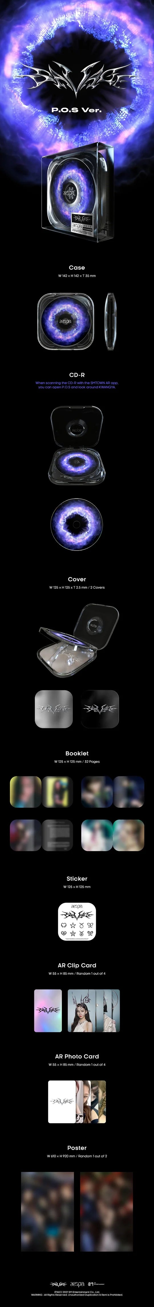 AESPA - Savage (1st Mimi Album) P.O.S Version