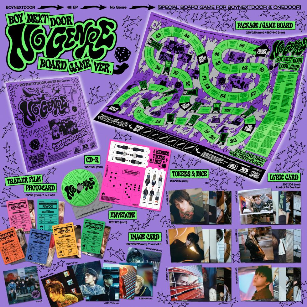 BOYNEXTDOOR - NO GENRE (4th EP Album) BOARD GAME