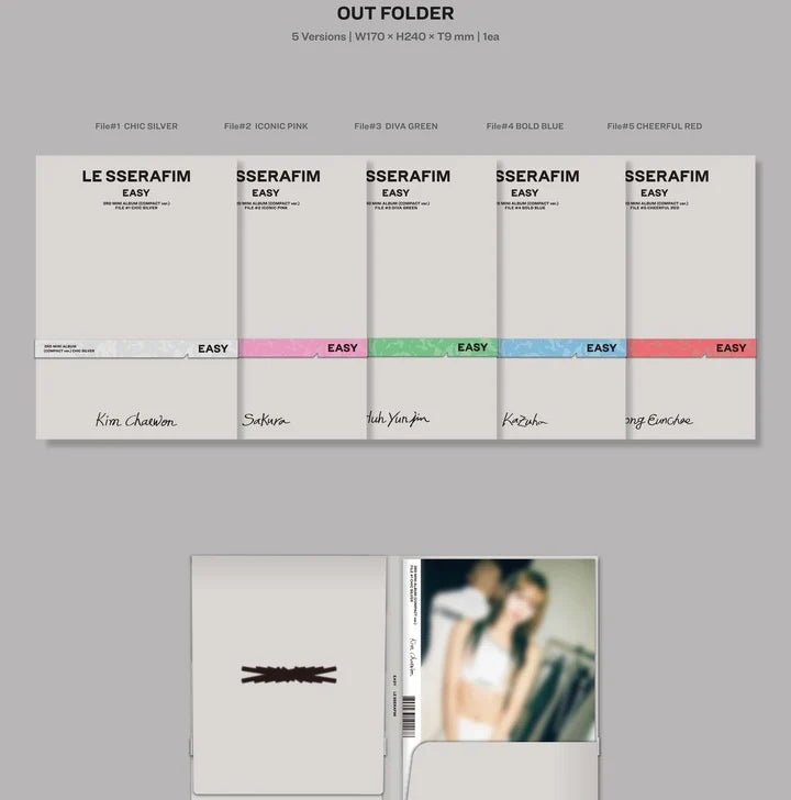 LE SSERAFIM - EASY (3rd Mini Album) COMPACT Eunchae